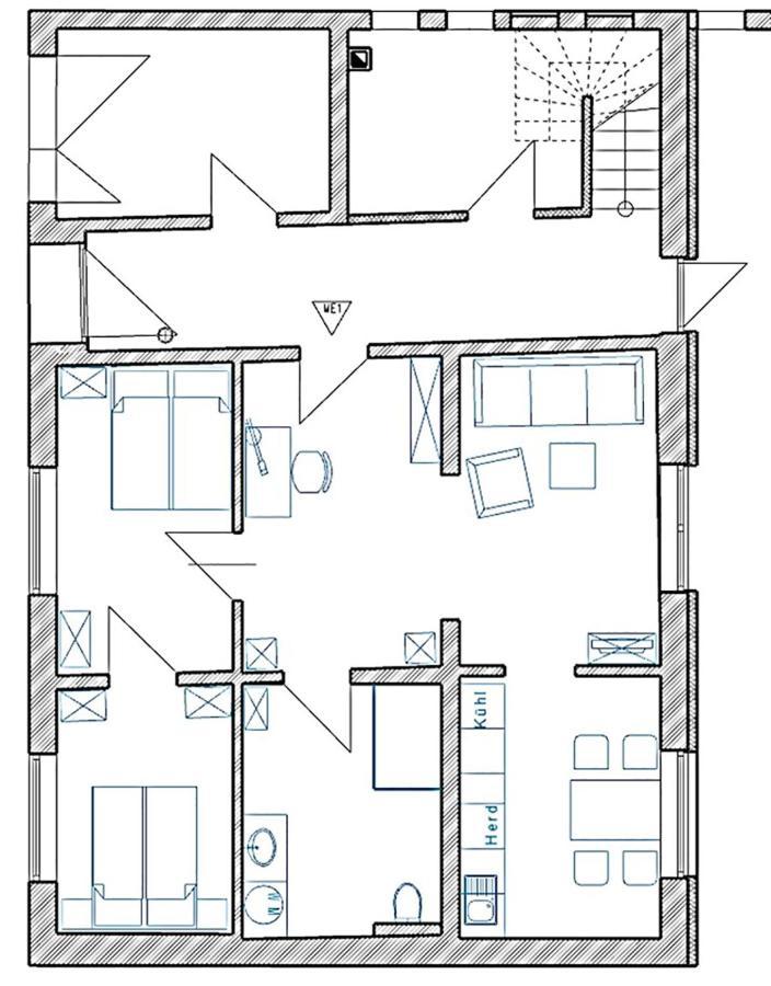 Stilvolle, Zentrale Ferienwohnung Bocksbruecke Mit Parkplatz ザルツヴェーデル エクステリア 写真